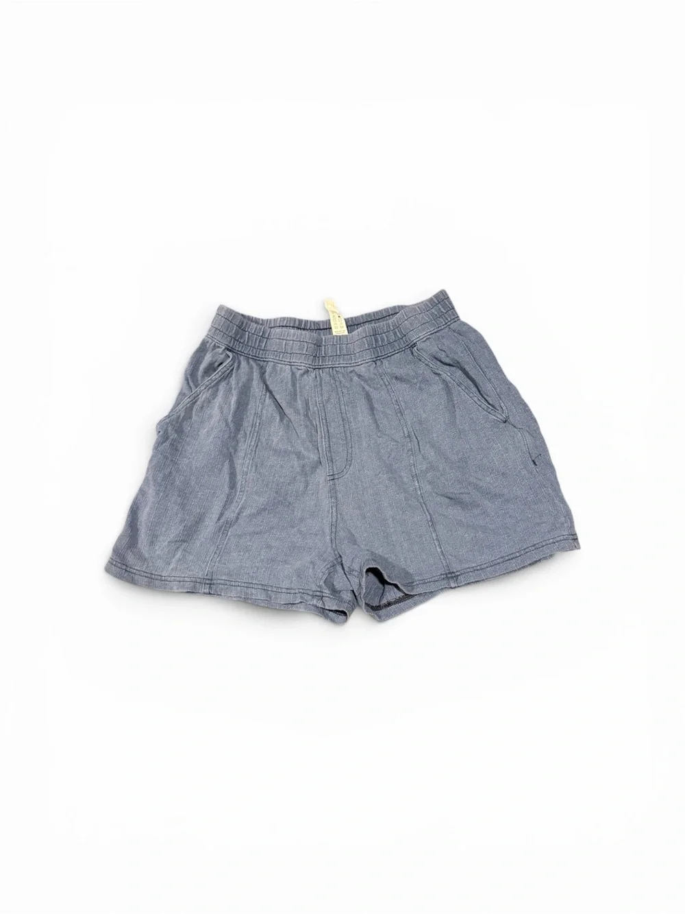 HALARA Women’s 100% Cotton Style Elastic Waist Shorts - Blue